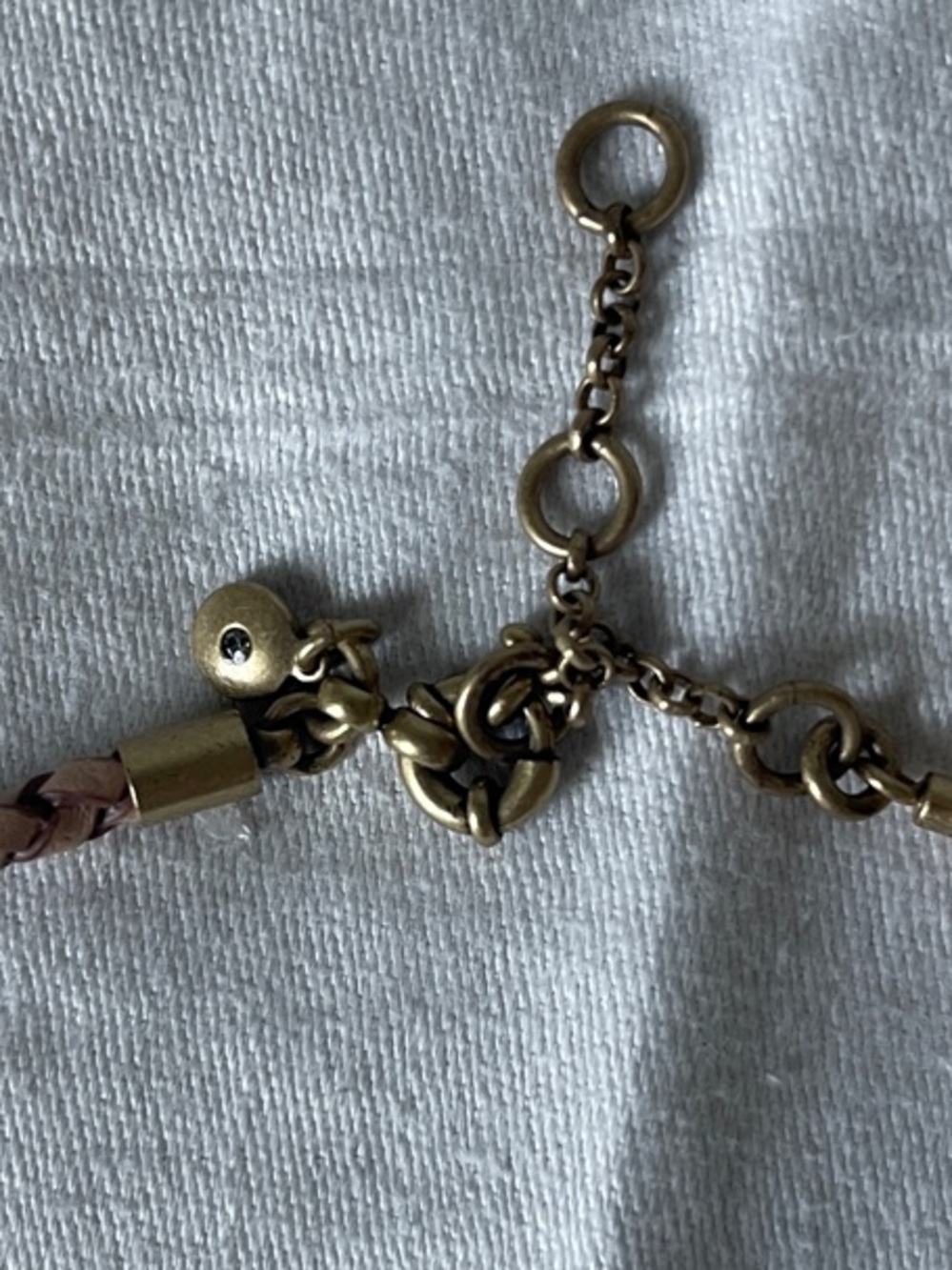 J. Crew Multicolor Crystal Statement Necklace with Gold-Tone Accents - Picture 3 of 4